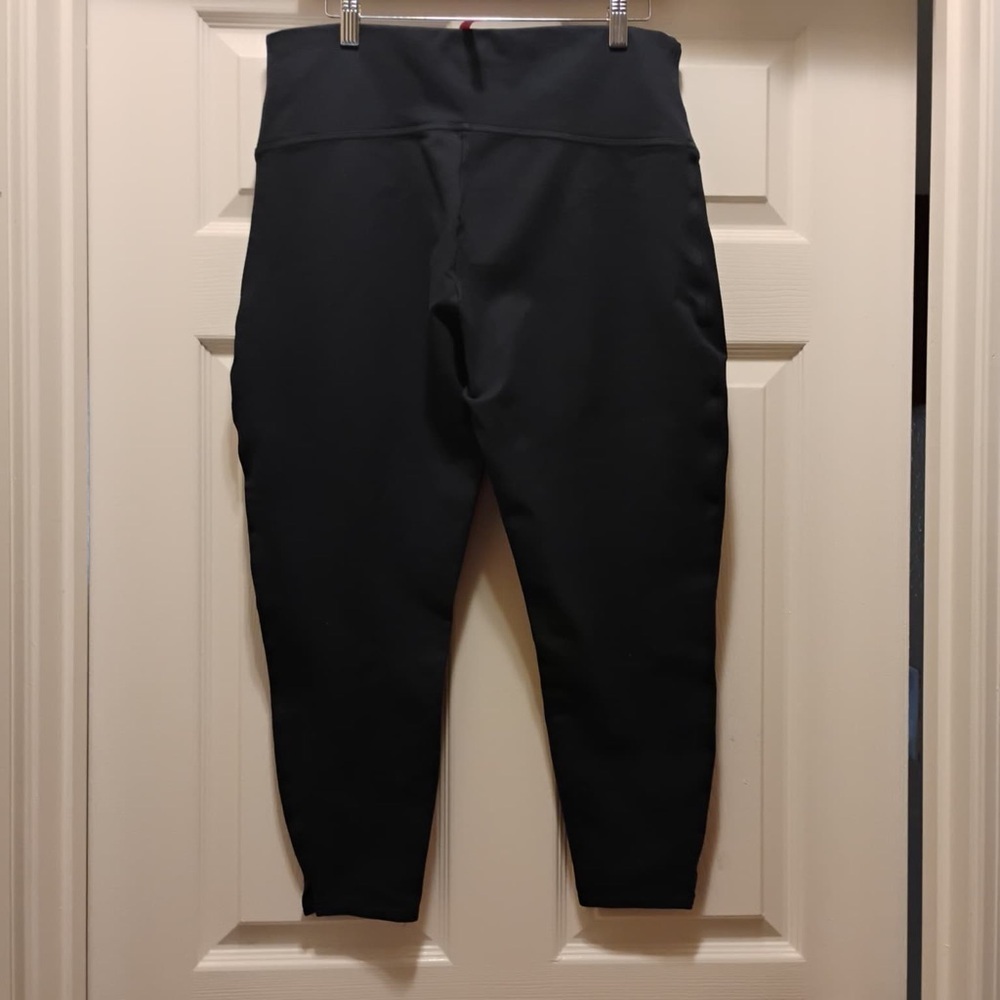 Spanx High-Waisted Navy Blue Leggings Form Fitting Enhancing Flattering Size XL - Picture 2 of 7